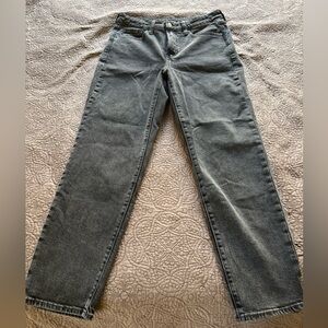 Old Navy OG High Rise Straight Jeans in Washed Black